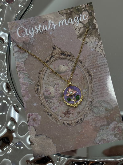 Collar Lilac: vintage