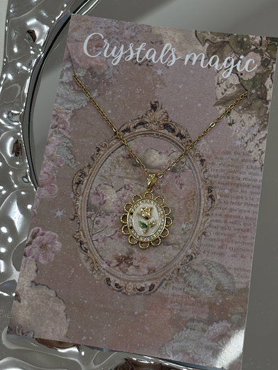 Collar Flower: vintage