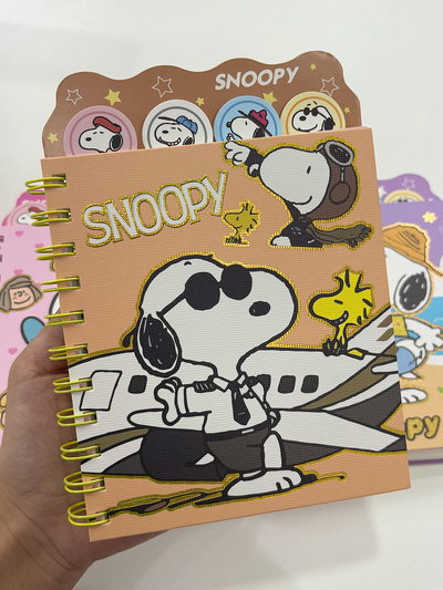 Libreta Snoopy piloto