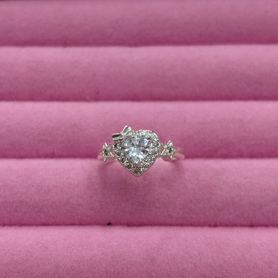 anillo heart  - regulable