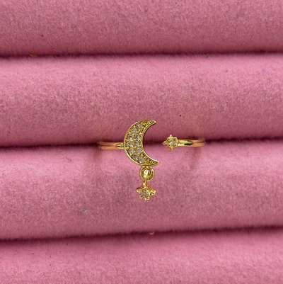 Anillo PROMO: luna dorada