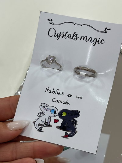 Anillos compartidos: Chimuelo y Furia Luminosa