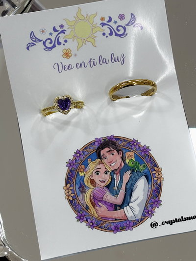 Anillos compartidos: Rapunzel (Golden)