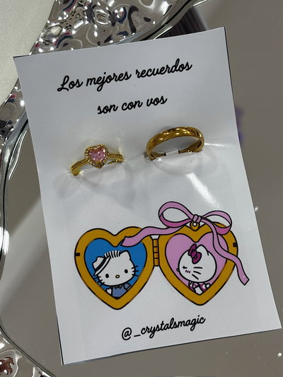 Anillos compartidos: Kitty (Golden)