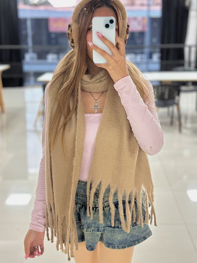 Bufanda nube: beige   