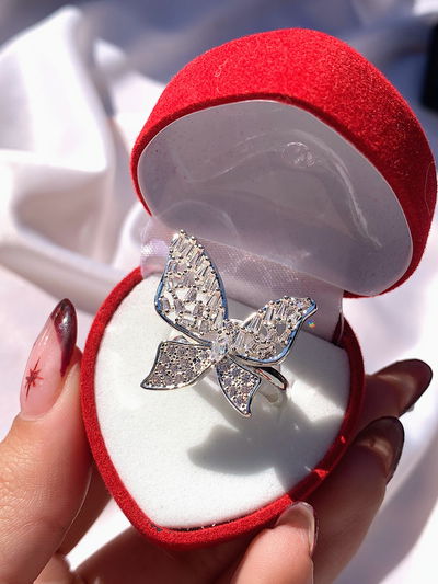 Anillo mariposa shine