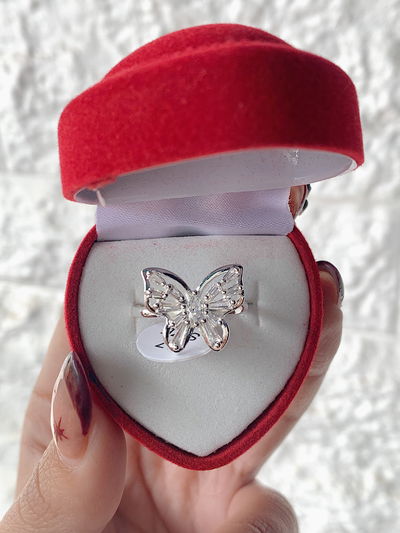Anillo mariposa: Silver