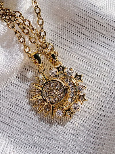 Collar sol y luna: imantado