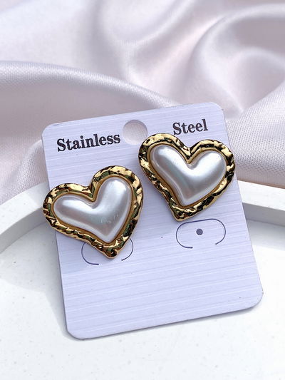 Aros heart vintage - golden 