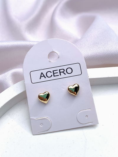 Aros mini corazón 