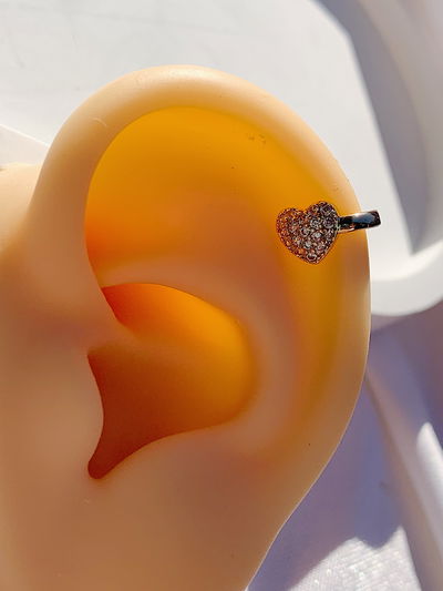 Ear cuff corazón 