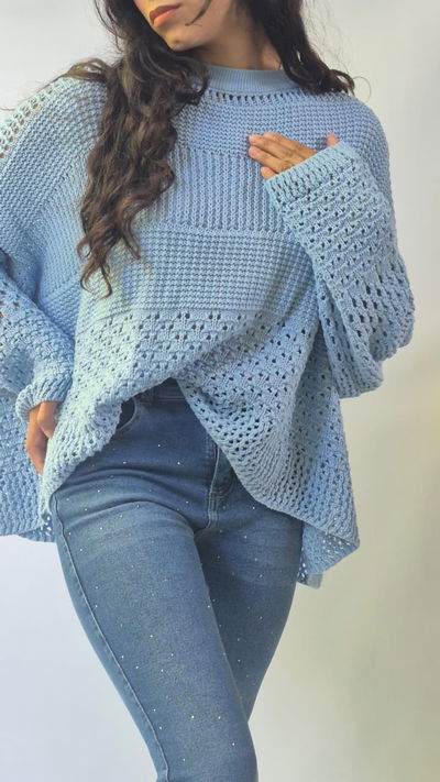 Sweater Grecia Celeste