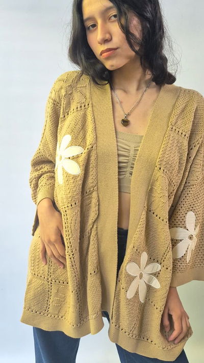 Kimono Smile Camel