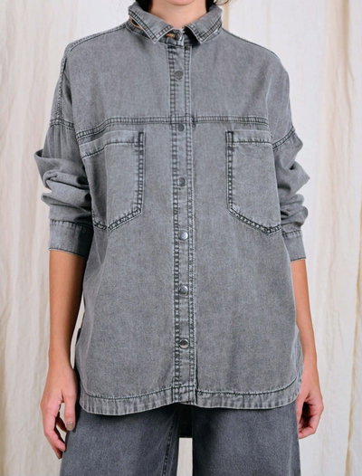 Camisa Over Grey