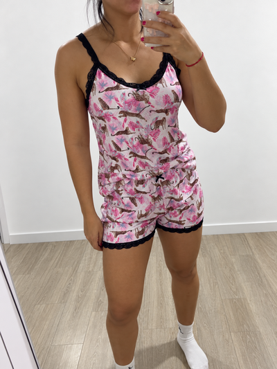 Corto Print Rosa