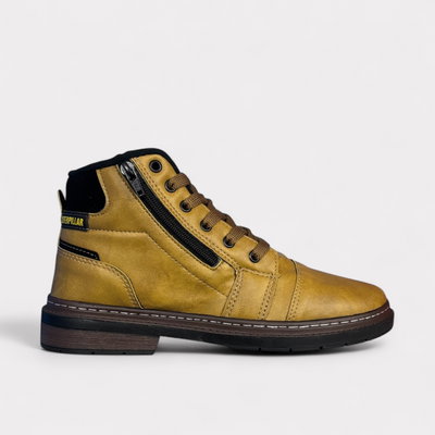 Botas CAT Zíper Mostaza