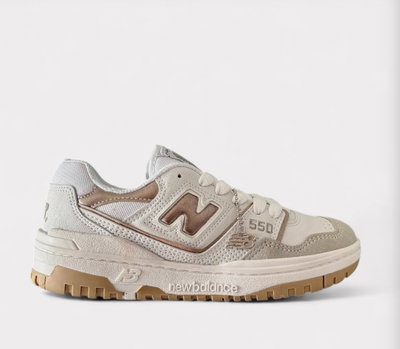 New Balance 550 Blanca/Dorado