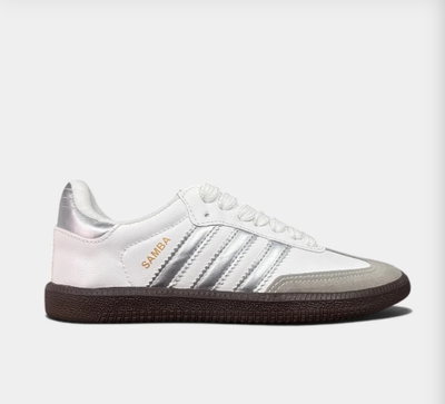 ADIDAS samba blaco/gris/marron