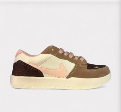 NIKE sb marron/rosa/beige