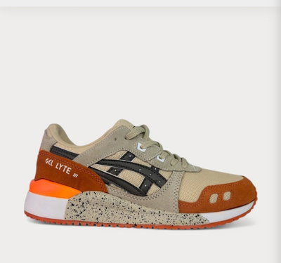 ASICS gel lyte beige/naranja