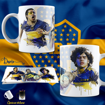 Tazas de Cerámica Boca Juniors.  