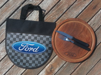 Set de Asado Chevrolet - Ford - Ferrari.  