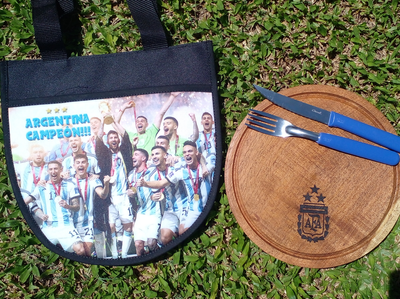 Set de Asado Selección Argentina.  