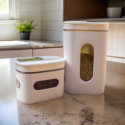 Pamperas Blancas - Kit Yerbera y Azucarera.