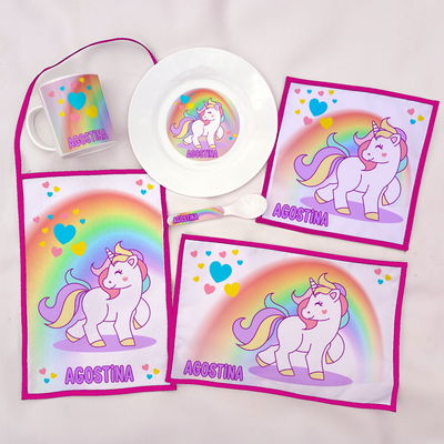 Set de Jardín diseños Unicornio