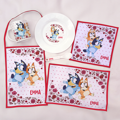 Set de Jardín diseños Bluey y Bingo