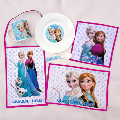 Set de Jardín diseños Princesas, Frozen, Sirenita, Moana etc