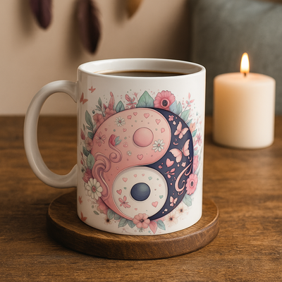 Tazas y Jarros Diseños Mandalas y Mantras.