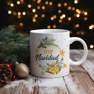 Tazas Navidad - de Cerámica o Plástica
