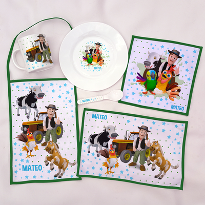 Set de Jardín diseños Zenon, Animalitos, Granja