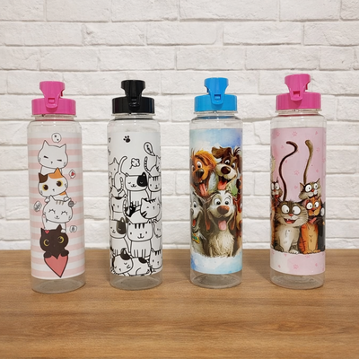 Botella Tapa Flip 600ml - Personalizada como quieras