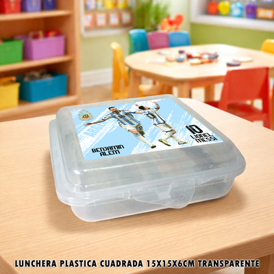 Lunchera plastica personalizada