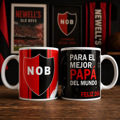 Tazas de Cerámica con el equipo preferido de Papá.