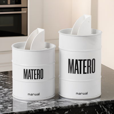 Set Vertedores Linea Matero en Blanco - Yerbera Azucarera