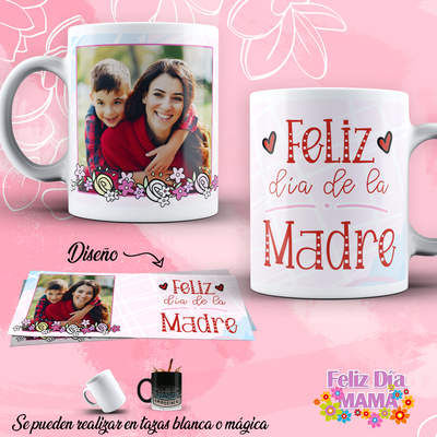 Tazas Frases con fotos Día de la Madre - de Cerámica o Plástica