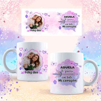 Tazas Frases y Fotos Día de la Madre - de Cerámica o Plástica