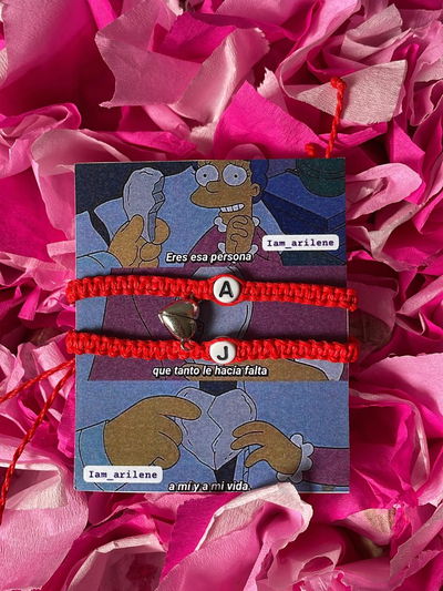 Pulseras Imantadas con iniciales 