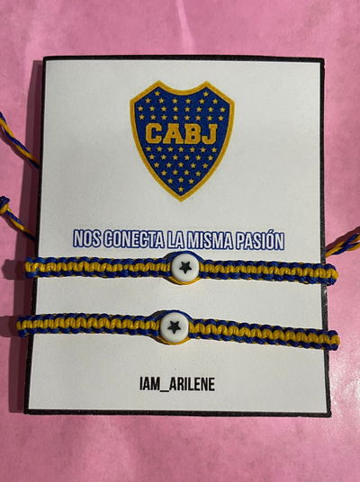 Pulseras Boca Juniors 💙