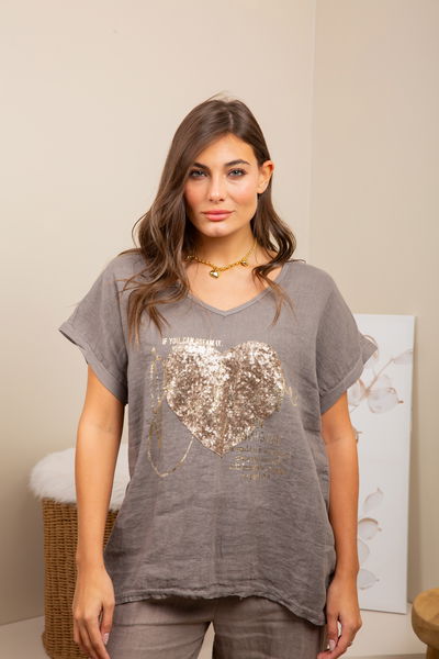 Remera Italiana Amor