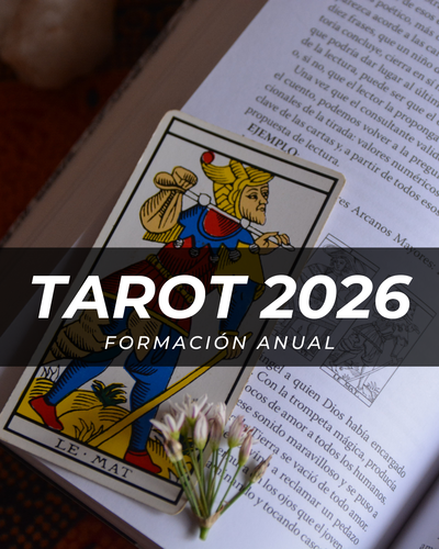 FORMACIÓN ANUAL DE TAROT 2026- COMENZAMOS 8 DE ABRIL 
