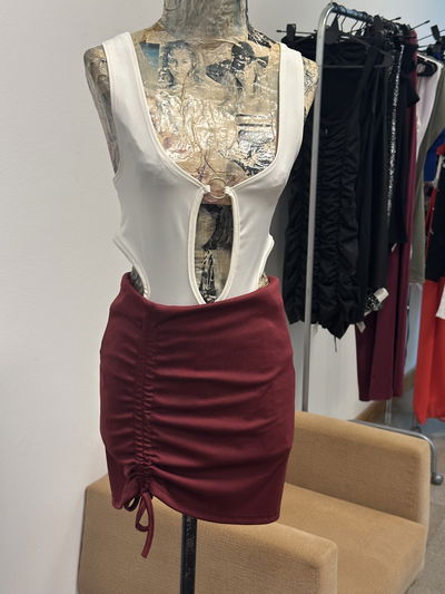 Pollera con frunce