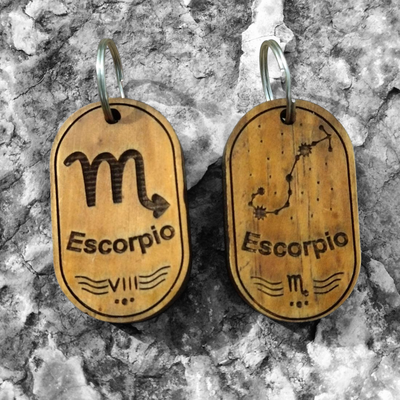 Llavero zodiaco escorpio constelación
