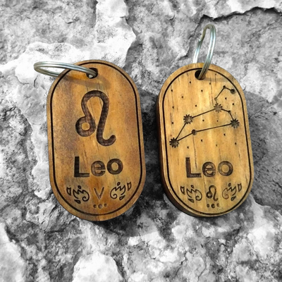 Llavero zodiaco leo constelación