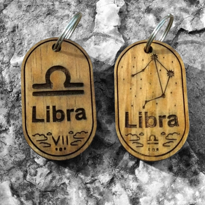Llavero zodiaco libra constelación