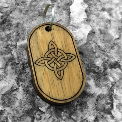 Llavero nudo de bruja