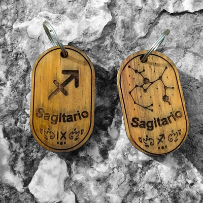 Llavero zodiaco sagitario constelación